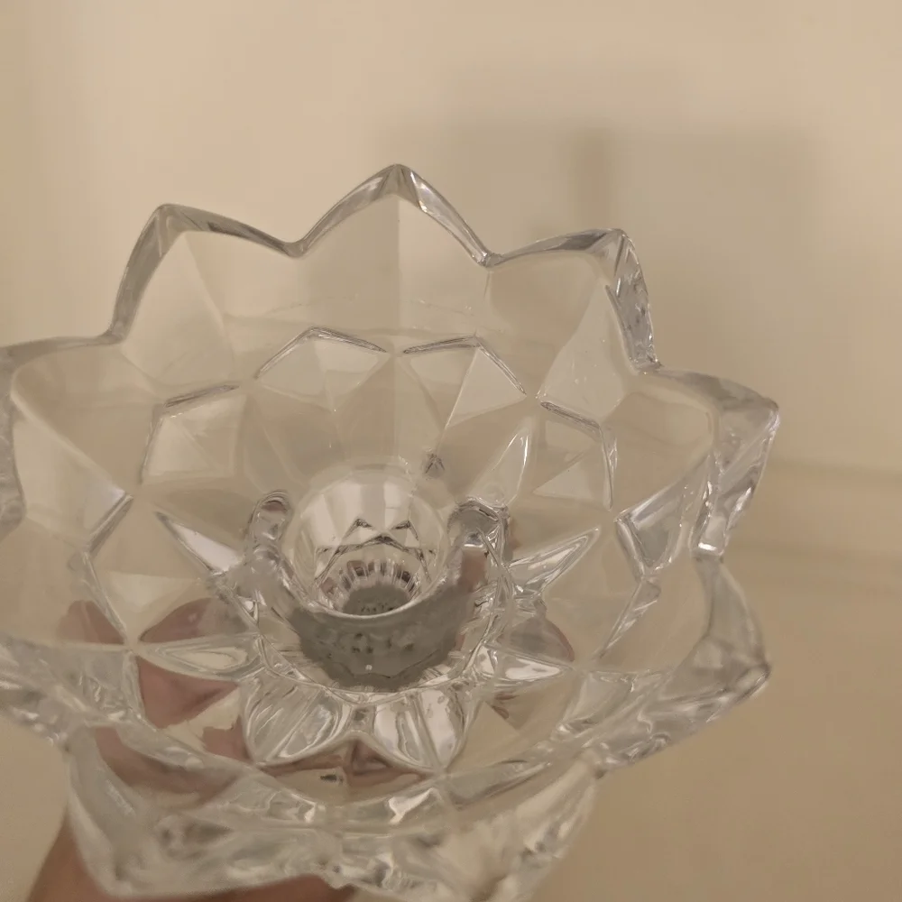 ⭐️40% Off⭐️ Mikasa Diamond Point Single Crystal Candleholder